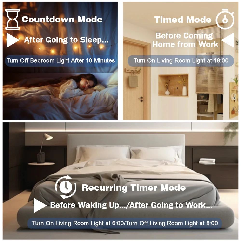 Умный автоматический выключатель eWeLink Wi-Fi 1P + N 63A MCB таймер реле измерение энергии