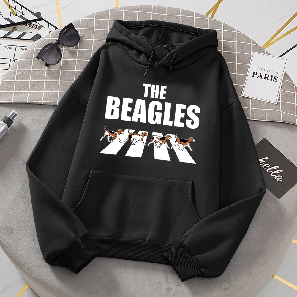 

Женские худи с принтом beagle, Женский пуловер с графическим принтом в стиле хип-хоп, одежда в стиле Харадзюку