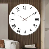 new quartz wall clock nordic style fashion simple mute wall clock for home decor pure white type modern kitchen design timer hot