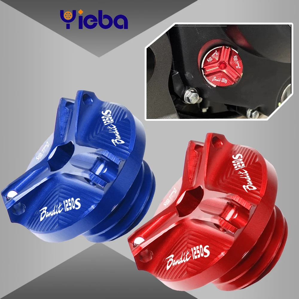 

Мотоциклы для Suzuki Bandit1250S Bandit 1250 S 2007 2008 2009 2010 алюминиевая заглушка наполнителя двигателя топливного бака газовая крышка M20 * 1,5