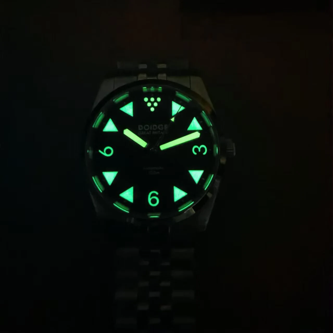 Мужские часы Miyota 9039 часовой швейцарский светящийся полностью стальной тонкий