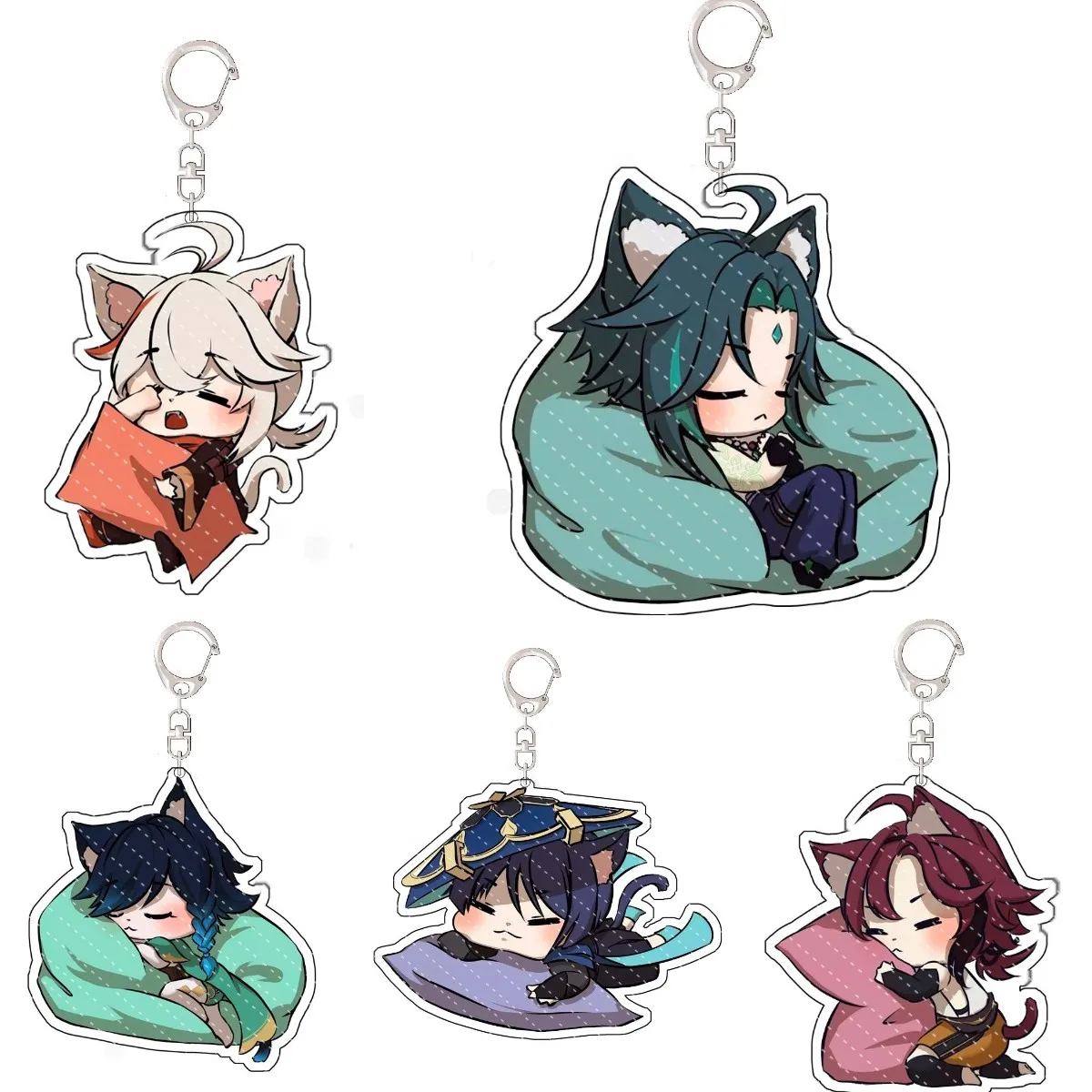 

Популярная игра Аниме Genshin Impact Scaramouche kaedeхара Kazuha Косплей акриловый кавайный брелок для стола декоративный реквизит коллекционный подарок для фанатов