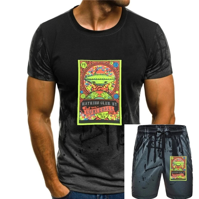 

Phish Curveball tee festival11 screen print Trey anastasio men t shirt