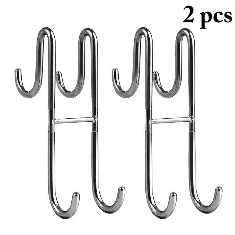

Крючок для двери душа из нержавеющей стали, Безрамная стеклянная дверная вешалка для банных полотенец, скребок для чистки шаров, держатель, ...