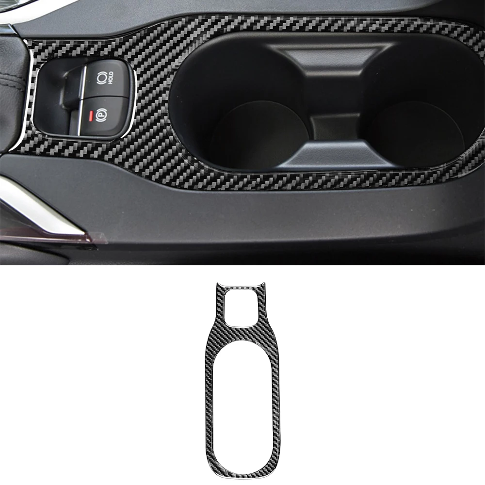 

for Corolla 2019 2020 Gear Shift Water Cup Frame Decoration Cover Sticker Decal Trim Car Interior Accessories Carbon Fiber