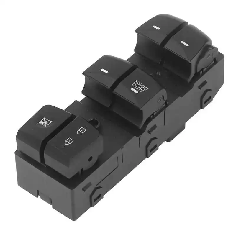 Window Lift Control Switch 93570 3X000 Left Driver Master Door Black Robust for Car | Parking Brake