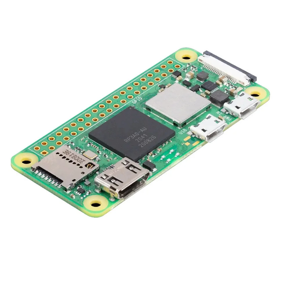 Для нового Raspberry Pi Zero 2 Вт 1 ГГц четырехъядерный 64-разрядный процессор Arm Cortex-A53 512 Мб