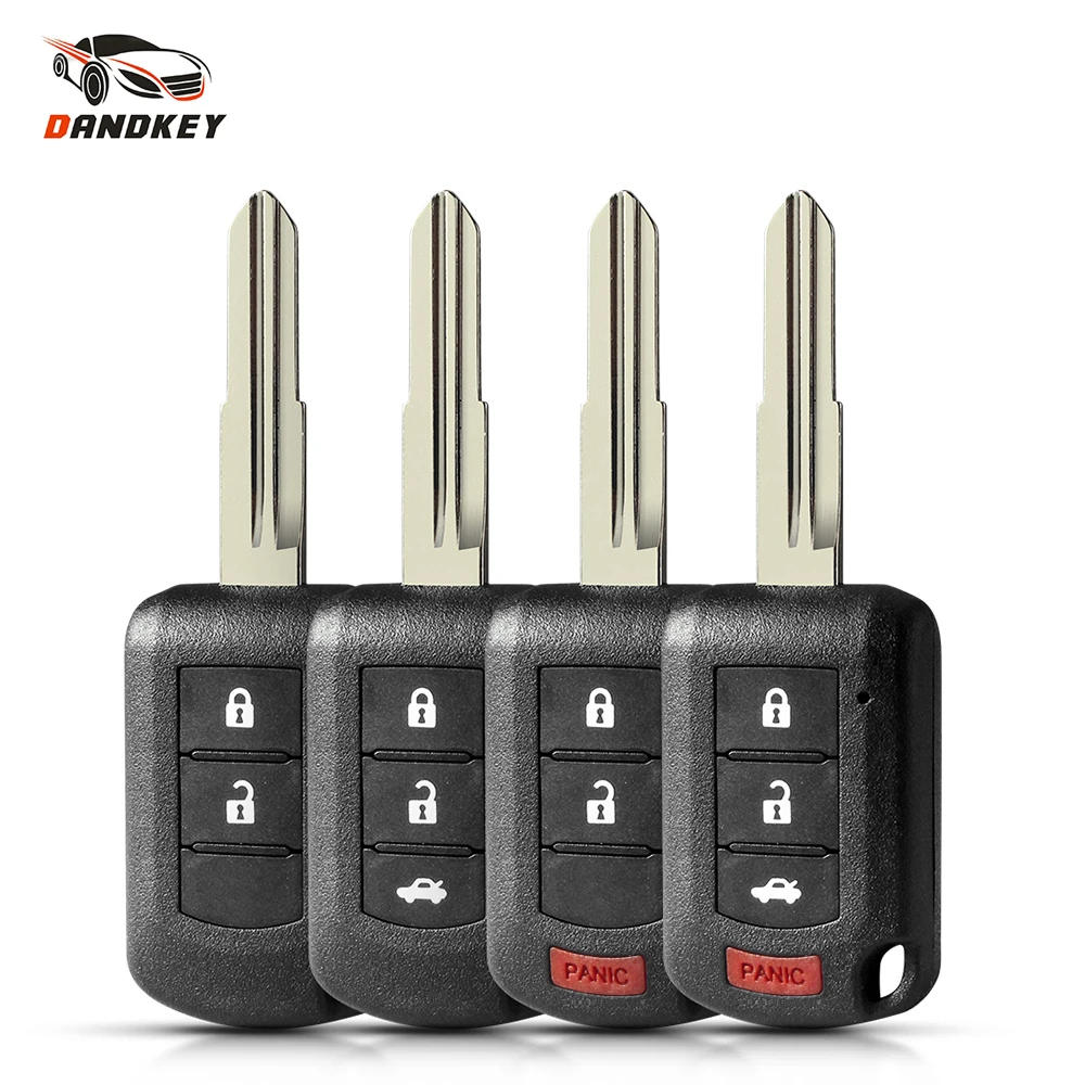 

Dandkey 2/3/4 кнопки дистанционный Автомобильный ключ оболочка для Mitsubishi Eclipse CROSS Lancer 2018 2019 2020 корпус автомобильного ключа