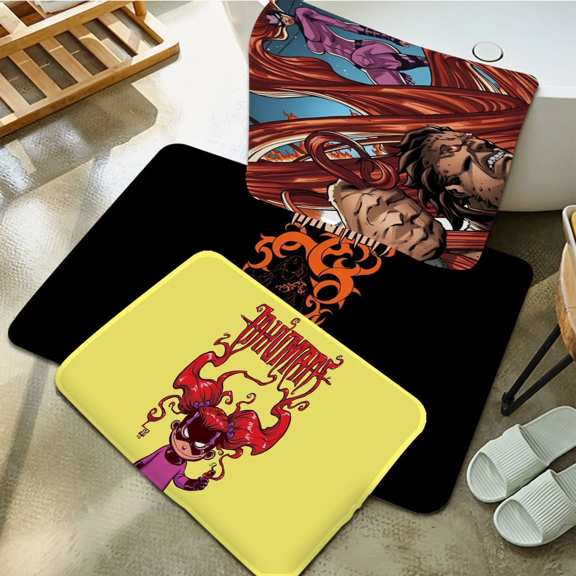 

Marvel Inhumans Floor Mat Washable Non-Slip Living Room Sofa Chairs Area Mat Kitchen Bedside Area Rugs
