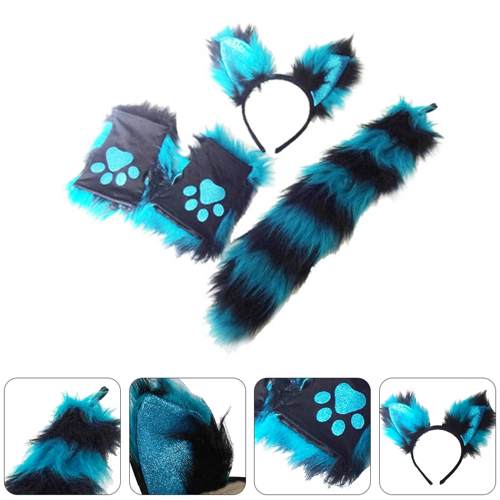 

1 Set Theme Cosplay Kit Fox-designed Cos Accessories Ears Tail