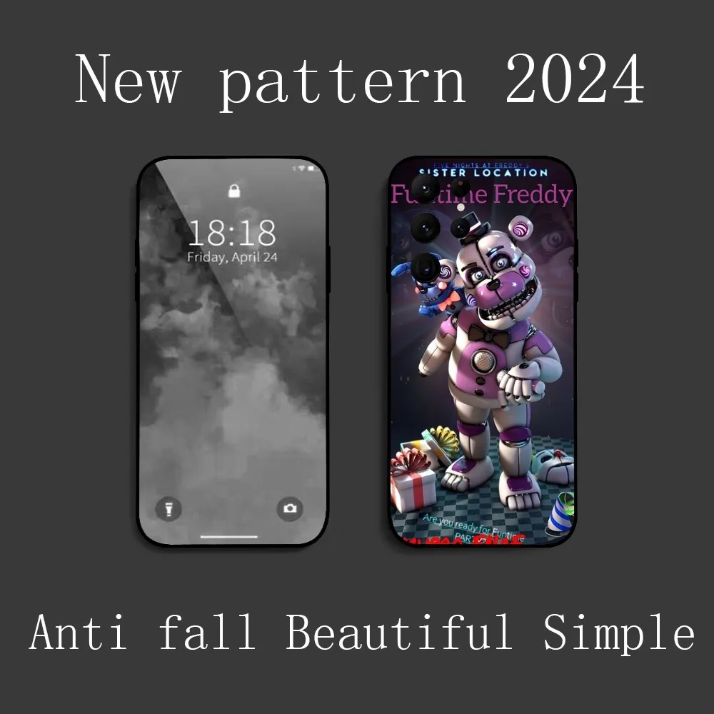 FNAF F-Five N-Nights at-Freddys чехол для телефона Samsung Galaxy S24 Ultra S22 S23 S21 S20 5G защитный
