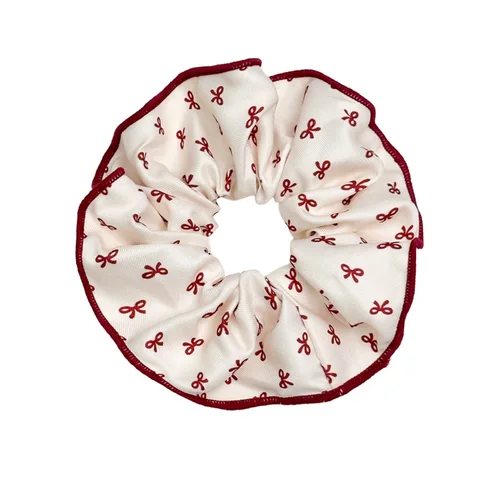 Резинка для волос IKABESTILK красная клетчатая