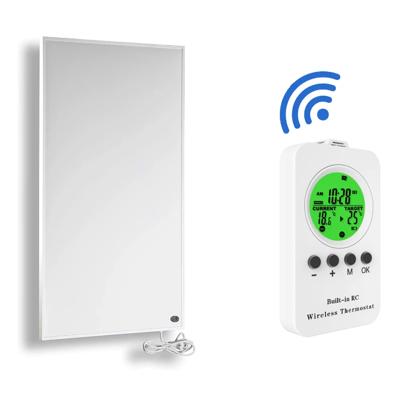 

Lot 20 approved Wireless Adjustable Temperature Control 1200W infrared wall heater