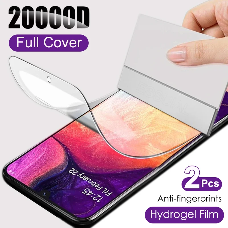 

Гидрогелевая пленка 2 шт., Защита экрана для Samsung A51, A71, A31, A52, A72, A50, A70, A01, A10, A20, A21s, M31, A5 2017, A6, A7, A8 2018, не стекло