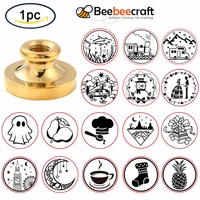 1pc wax seal stamp head moon stars replacement sealing brass stamp head olny for embellishment of envelope invitations