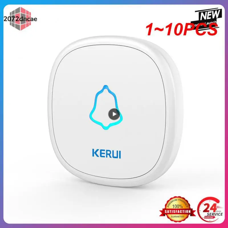 

1~10PCS Waterproof Touch Doorbell Button Wireless SOS Emergency Button 433MHz Alarm Accessories For KERUI Doorbel Alarm System