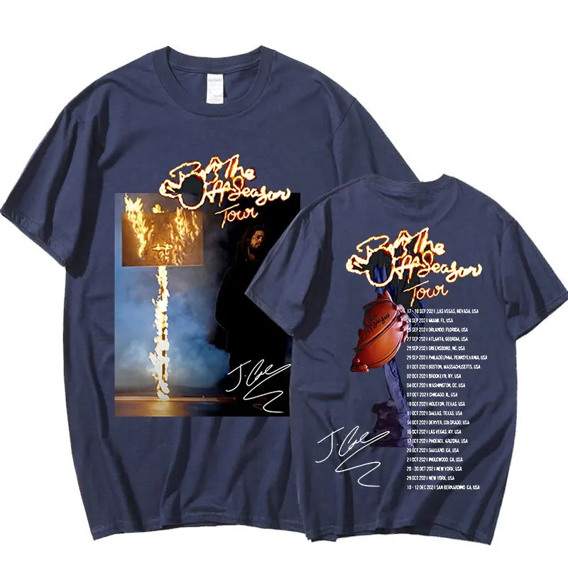 Футболка J Cole The Off Season Tour 2022 мужские и женские футболки с графическим принтом