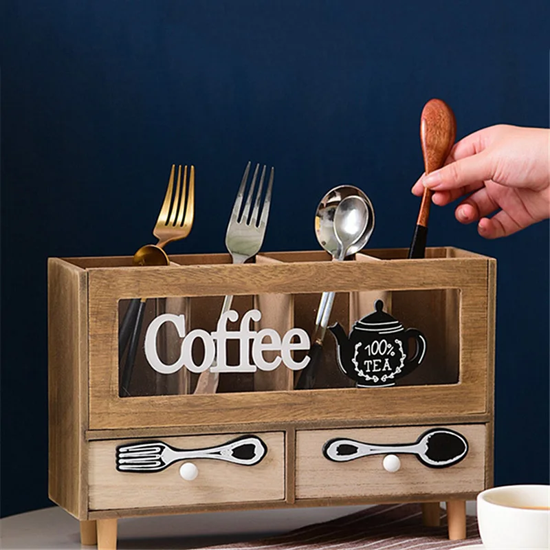 

Деревянный Настольный ретро-ящик для хранения