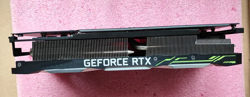Оригинальный радиатор-кулер для видеокарты MSI RTX2080Ti SUPER VENTUS OC с задней пластиной