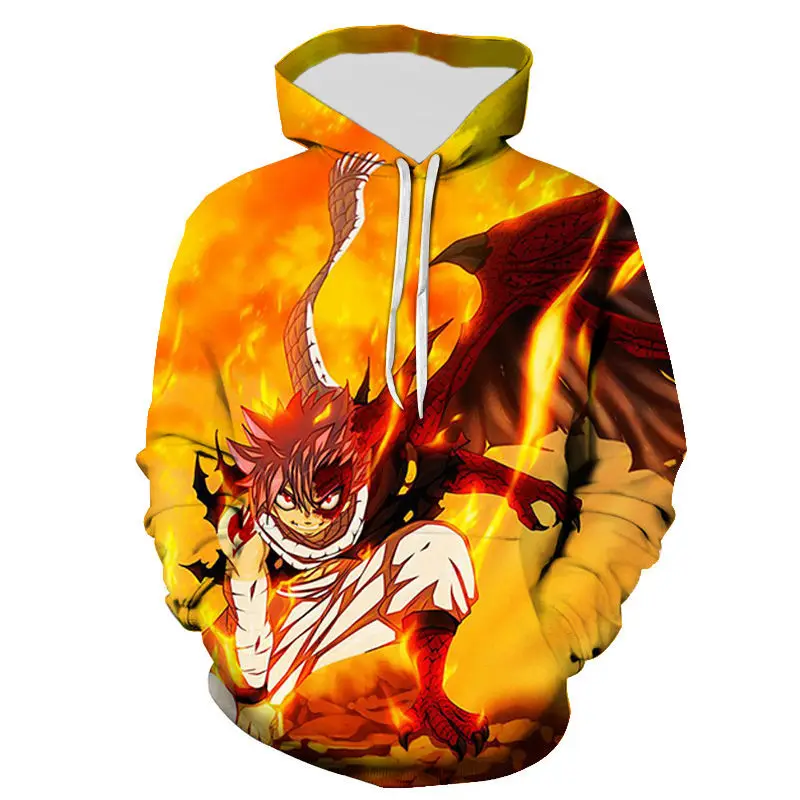 

2022 New Hoodies 3D Printed Casual Fairy Tail Men Women Children Fashion Sweatshirts Pullover Boy Girl Kids Streetwear Jacket