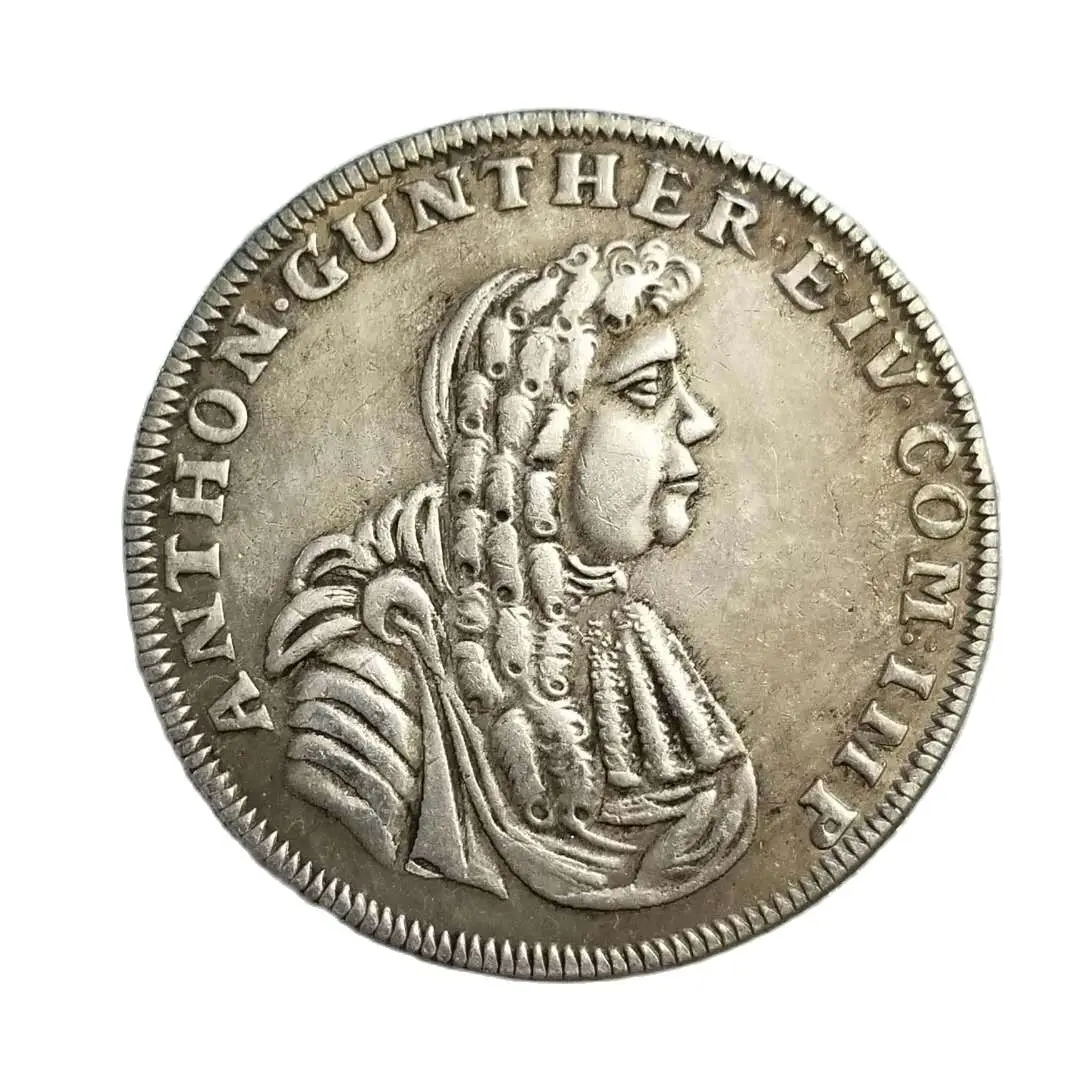 

1681 Germany Silver Plated Coins Copy Collectibles Coin Home Decoration Magic Coin Lucky Fortune Toy Coins Christmas Gifts#1970