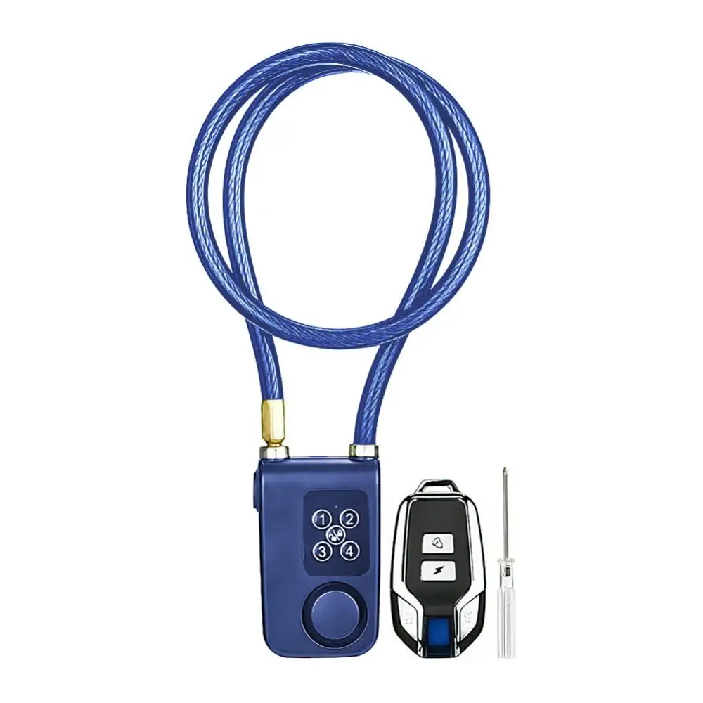 Водонепроницаемый замок для велосипеда совместимый с Bluetooth 115 дБ |