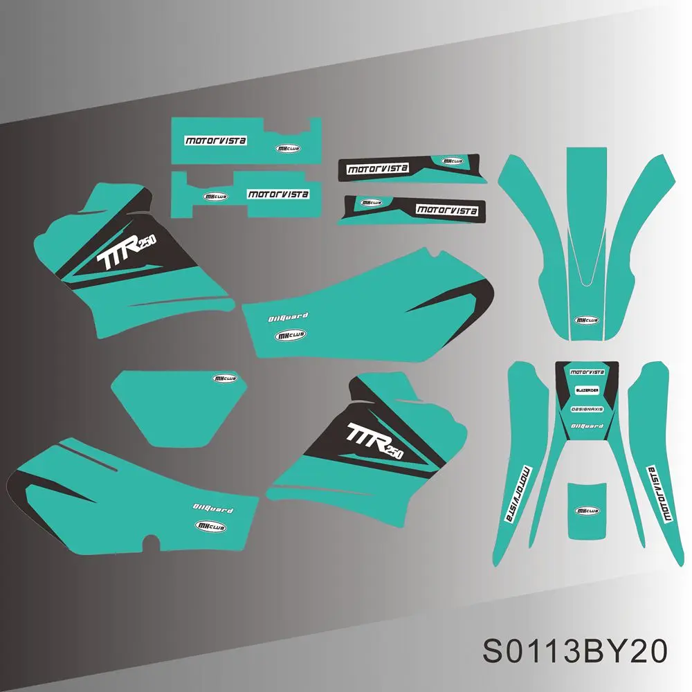 Графические наклейки для YAMAHA TTR 250 TTR250 2006 2007 2008 2009