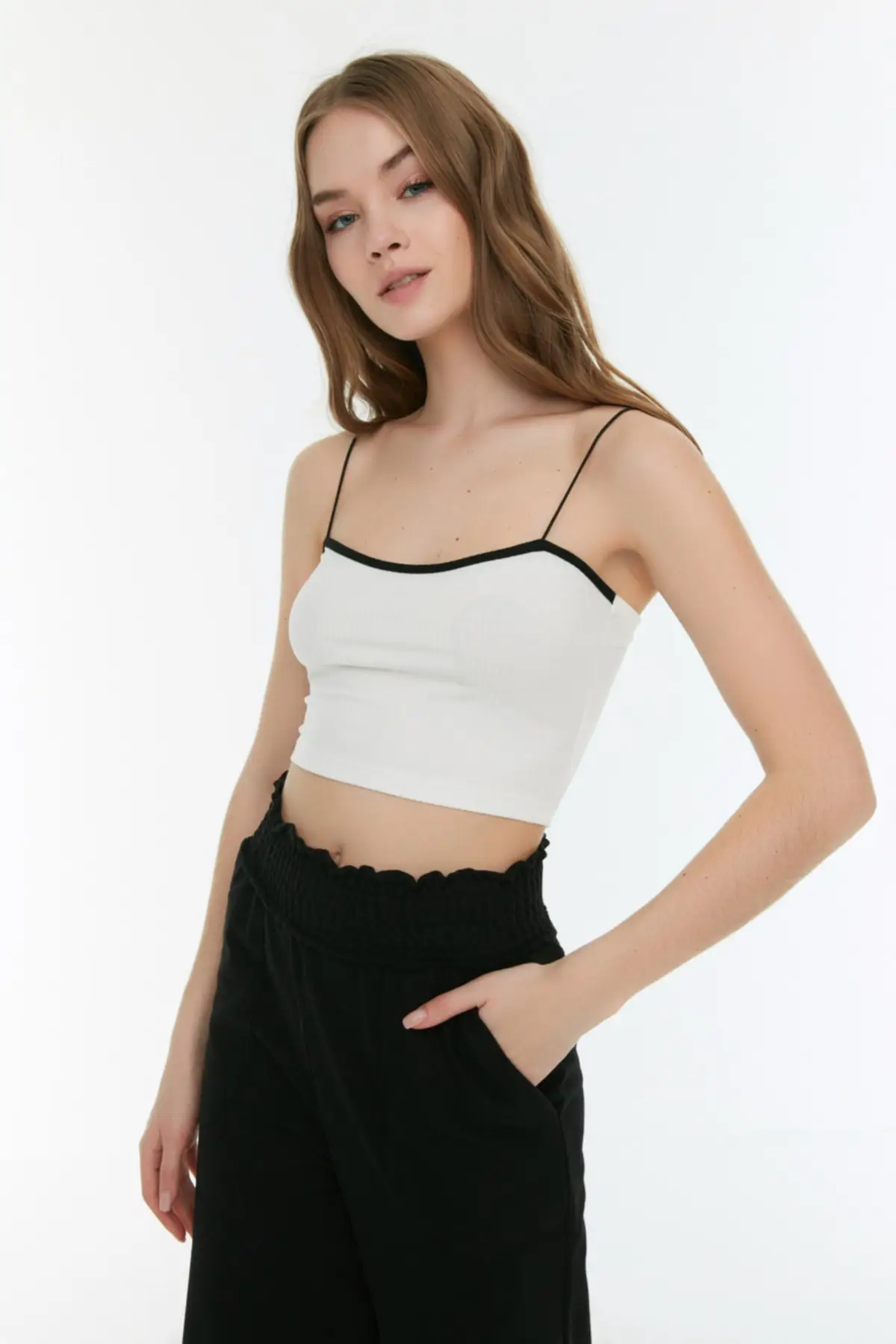 

Piping Knitting Bustier THMSS22BS0072