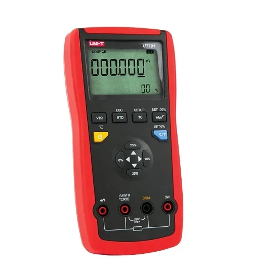 Калибратор температуры UNI-T UT701 термопары типа J/K/T/E/R/S/B/N/Wre RTDs C Сопротивление MV