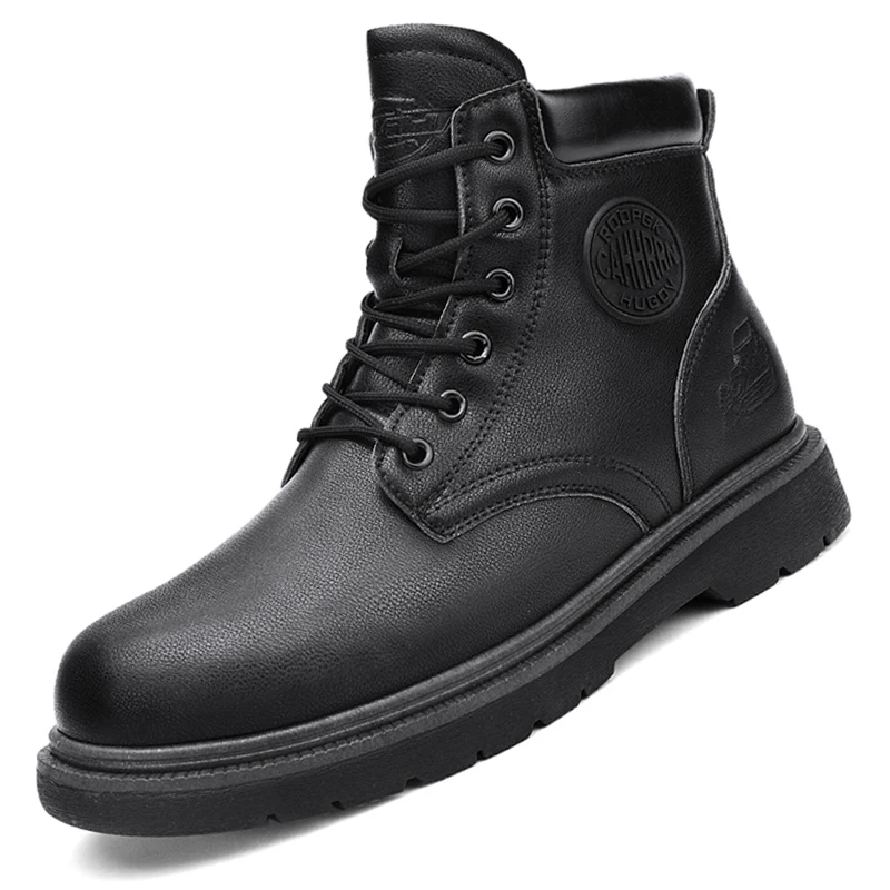 

Классические рабочие защитные ботинки, ботинки со стальным носком и защитой от проколов, армейские военные ботинки до щиколотки для мужчин