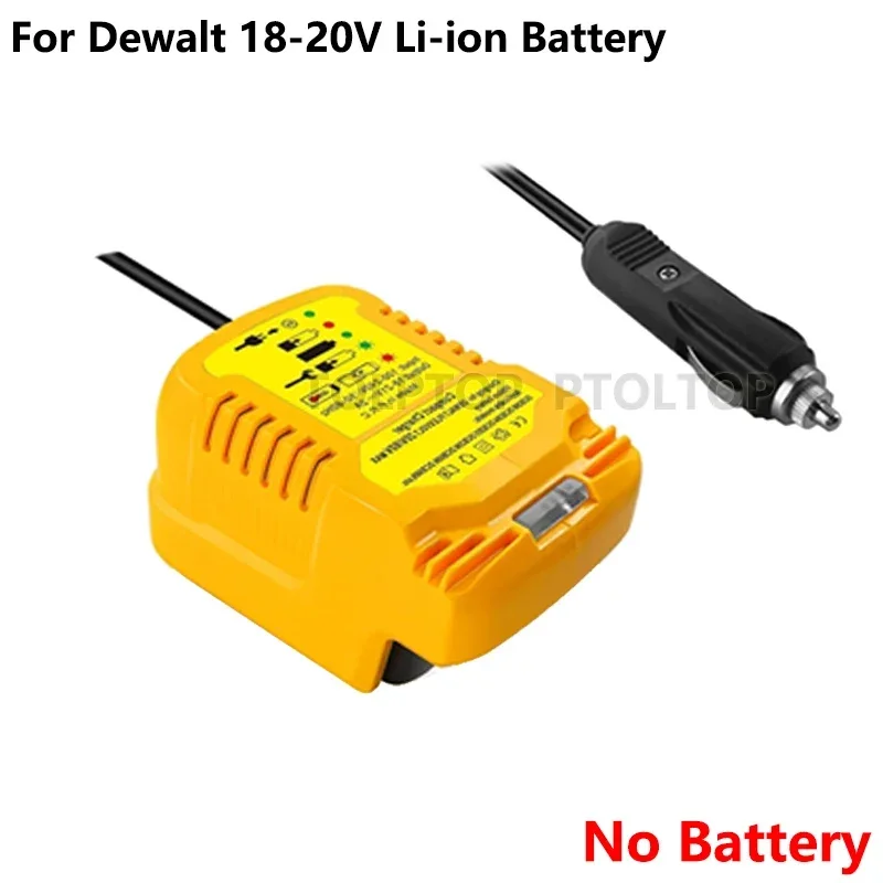 

Мини-компактное автомобильное зарядное устройство для Makita, Milwaukee, Dewalt, для Einhell, 18 В, автомобильное зарядное устройство, зарядное устройство для прикуривателя