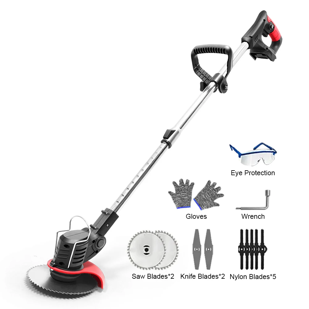 

Аккумуляторная газонокосилка RDDSPON 1600 Вт красная