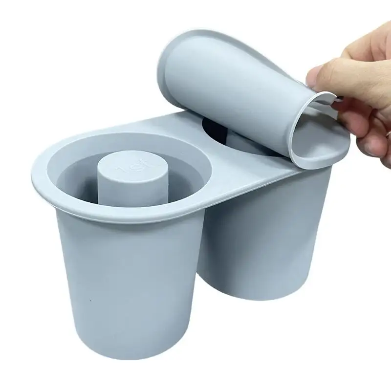 Форма для льда чашки форма кубиков полый цилиндр дизайн ледогенератора медленно