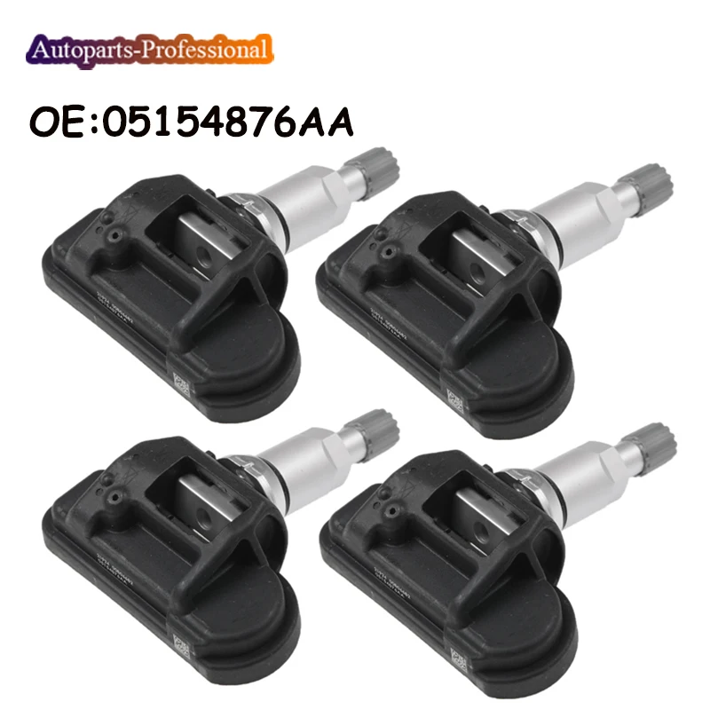 4 шт. автомобильные аксессуары TPMS датчик давления в шинах 433 МГц для 2014-2017 DODGE RAM PROMASTER 1500 2500 Chrysler Maserati 05154876AA