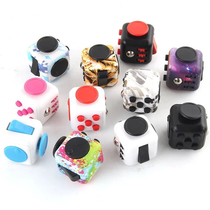 

New Decompression Toy Hand Pinching Venting Anti Irritability Anxiety 6sided Playable Decompression Finger Tip Dice Magic Cube