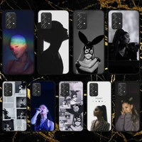 actor ariana singer grandes phone case for samsung galaxy s10 s20 s21 note10 20plus ultra shell