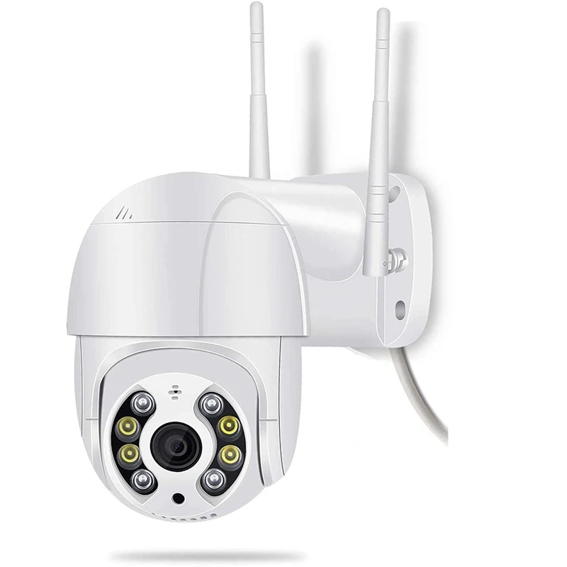 

Security Camera Outdoor,1080P Wifi Pan Tilt Home Security Camera System Dome Cameras, Waterproof Camera For Home EU Plug