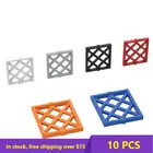 Кубики MOC 38320 1x2x2, строительные блоки с сеткой и окном, детали сделай сам, Образовательное строительство, классический бренд, Подарочные игрушки для детей