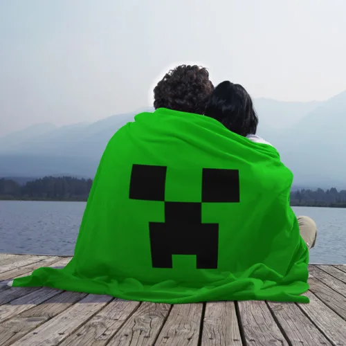Фото Плед 3D MINECRAFT CREEPER | КРИПЕР №2