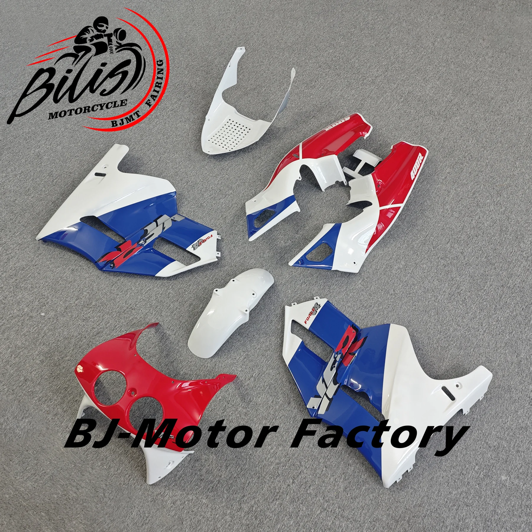 Фото Обтекатели для HONDA VFR400R VFR 400 VFR400 R бело-красные 400R NC30 VFR400R 1989 1990 1991 1992 1993 89 90 91 92 93 №1