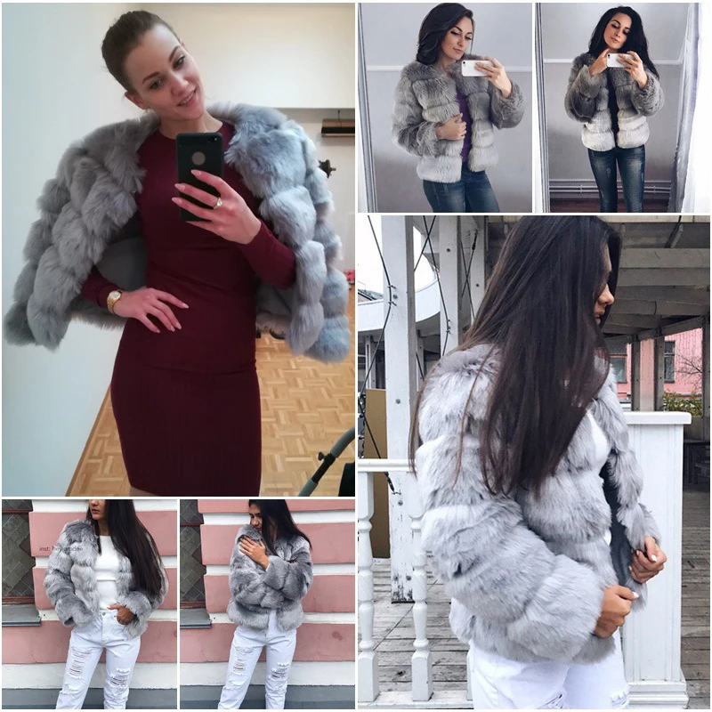 2022 Women's winter jacket fur coat Fashion warm Fox fur coat  casaco inverno feminino plus size    fur jacket