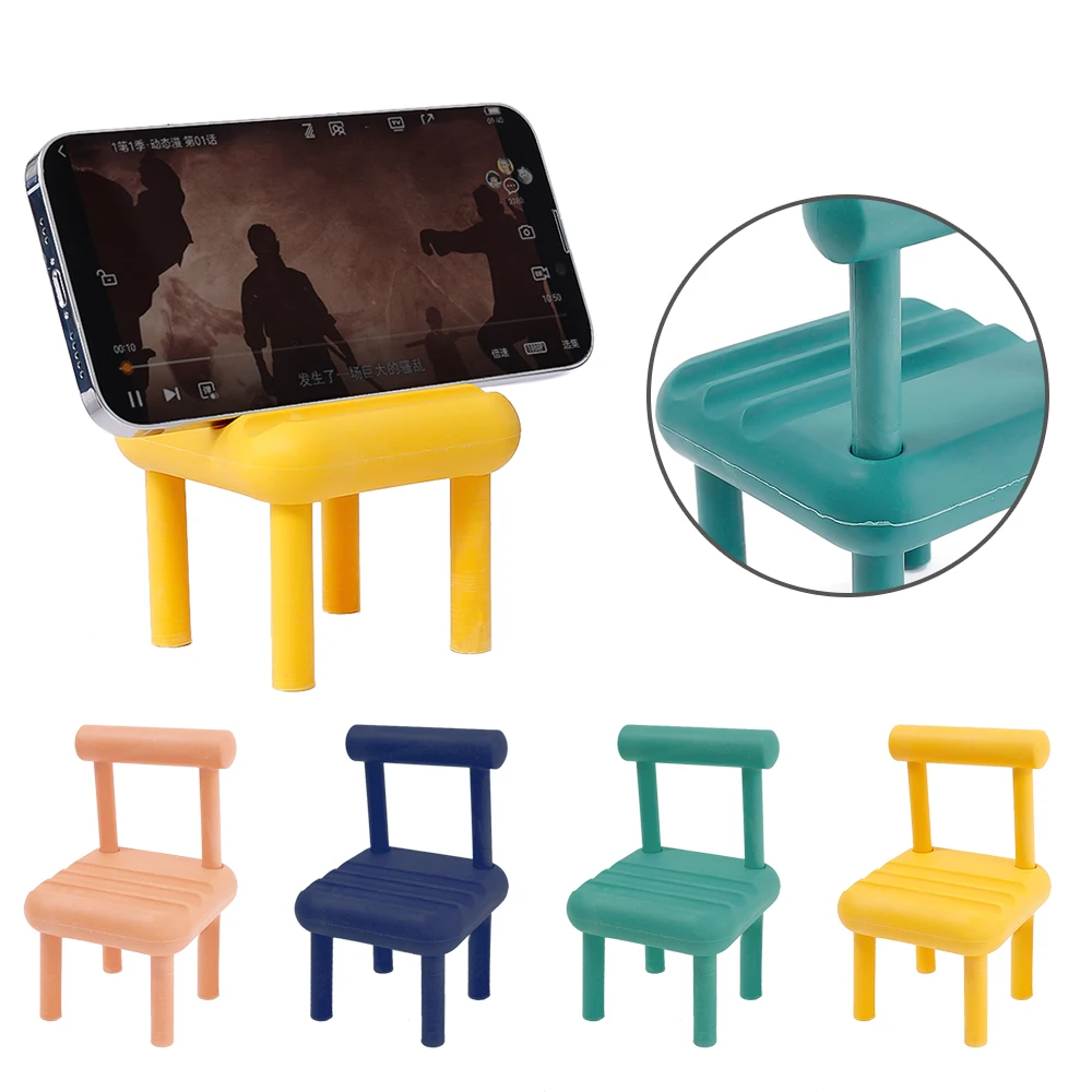 

Portable Mini Mobile Phone Stand Cute Creative Desktop Ornament Stand Car Color Stand Decorative Accessories Small Gifts