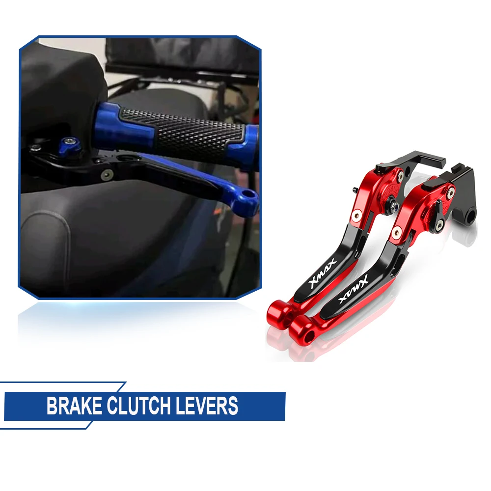 

Мотоциклетные аксессуары, алюминиевые выдвижные регулируемые рычаги тормозной муфты CNC для YAMAHA XMAX125/200/250/400 2022 2021 все годы