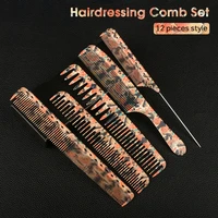 stylist comb set anti static hairdressing combs multifunctional hair design detangler comb barber hair care styling tools set