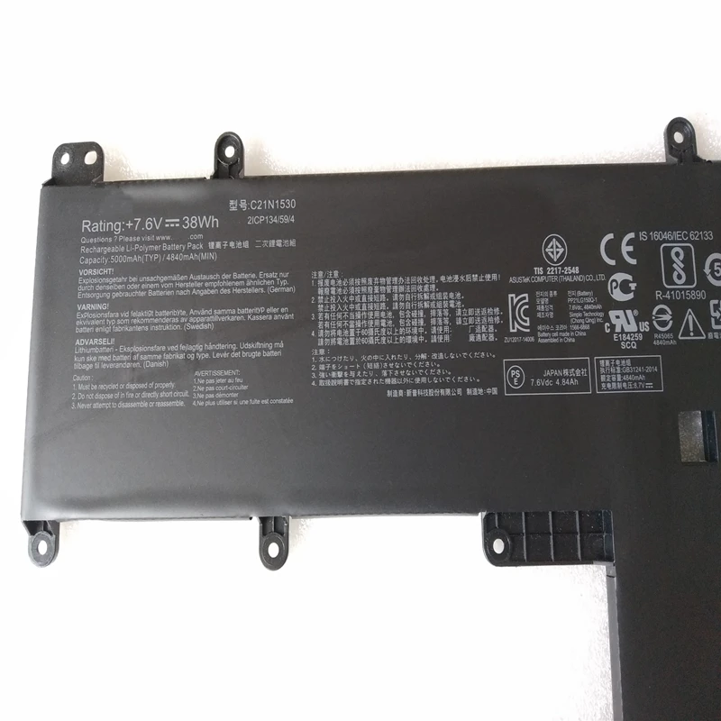 Фото C21N1530 0B200- 01990000   Аккумулятор для ноутбука Asus Chromebook C202SA-YS01 C202SA-YS02 GJ0048 C202SA-2A VivoBook E201NA-GJ008T-OSS №2