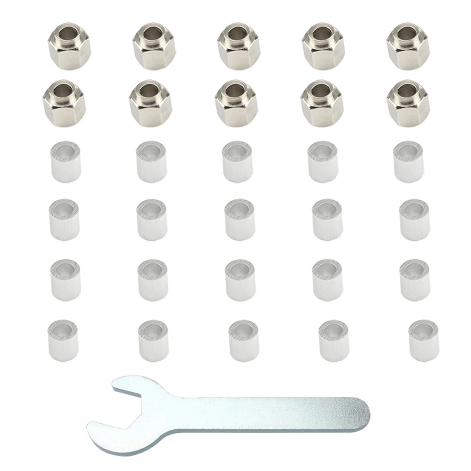 

31pcs/set Durable Round Easy Install Hardware Steel Isolation Column Parts Repair Tool Hexagonal Portable 3D Printer Accessories