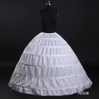 ball gown 6 hoops under skirt wedding petticoats crinoline underskirt 2022