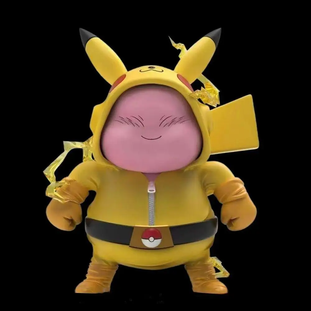Фото 15 см горячая аниме Dragon Ball фигурка Majin Buu Cos Пикачу милая фигурка из ПВХ модель настольного автомобиля украшение для детей игрушки подарки №5