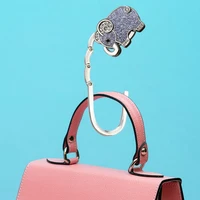 desk hanger hook durable portable easy to install creative elephant shape handbag holder hook table hanger hook for home