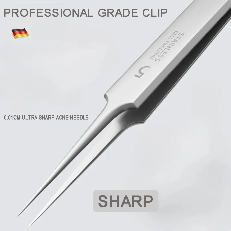 Пинцет для удаления чёрных точек с 5 клеточками